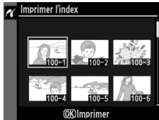 NIKON D700+24-120VR - Sélectionnez imprimer l'index. - 3