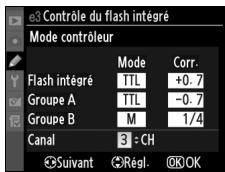NIKON D700+24-120VR - Régler les paramètres pour le groupe b. - 2