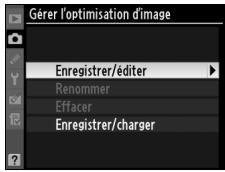 NIKON D700+24-120VR - Sélectionnez enregistrer/éditer. - 2