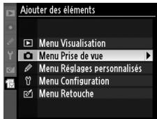 NIKON D700+24-120VR - Sélectionnez un menu. - 2