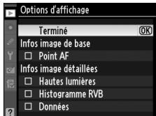 NIKON D700+24-120VR - Options d'affichage - 1
