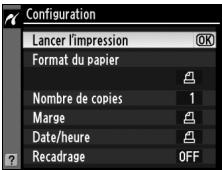 NIKON D700+24-120VR - Affichez les options d'impression. - 2
