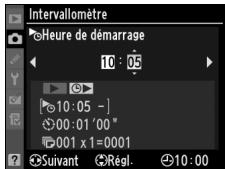 NIKON D700+24-120VR - Choisissez une heure de démarrage. - 2