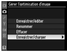 NIKON D700+24-120VR - Sélectionnez enregistrer/charger. - 2