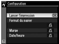 NIKON D700+24-120VR - Régler les options d'impression. - 1