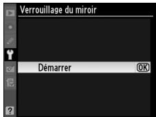 NIKON D700+24-120VR - Sélectionnez verrouillage du miroir. - 1