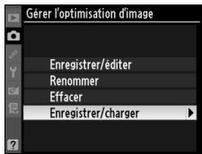 NIKON D700+24-120VR - Sélectionnez enregistrer/charger. - 2