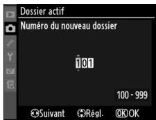 NIKON D700+24-120VR - Sélectionnez numéro du nouveau dossier. - 2