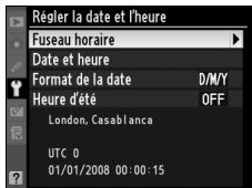NIKON D700+24-120VR - Choisissez un fuseau horaire. - 2