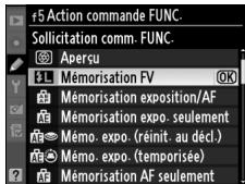 NIKON D700+24-120VR - Associez la mémorisation FV à la commande fn. - 1