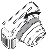 FUJIFILM INSTAX SQ1 CHALK WHITE - Lorsque vous ave terminé de prendre des photos, mettez l'apparéil photo hors tension en tournant la bague de l'objet sur OFF. - 1