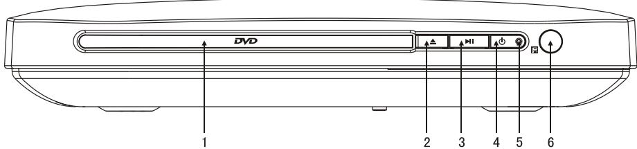 BRANDT BDVD1660 - PANNEAU AVANT - 1