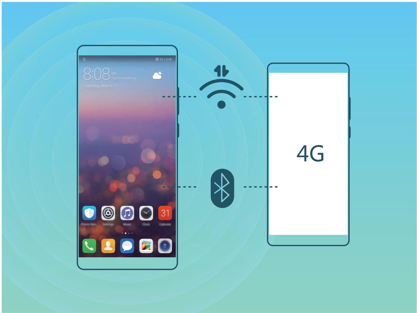 HUAWEI MATE 20 LITE GOLD - Partager vous réseau mobile avec d'autres appareils - 1