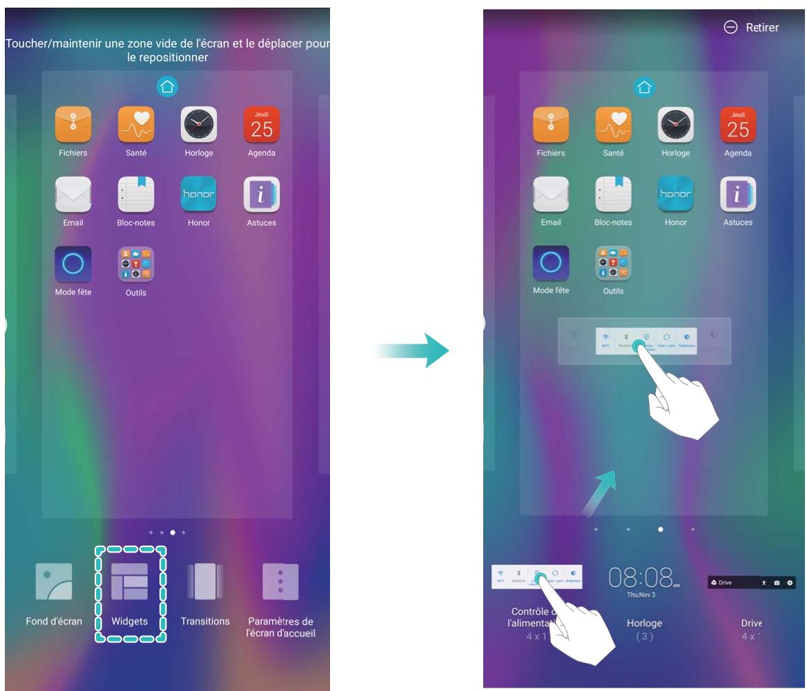 HUAWEI MATE 20 LITE GOLD - Gérer les widgets de votre écran d'accueil - 1