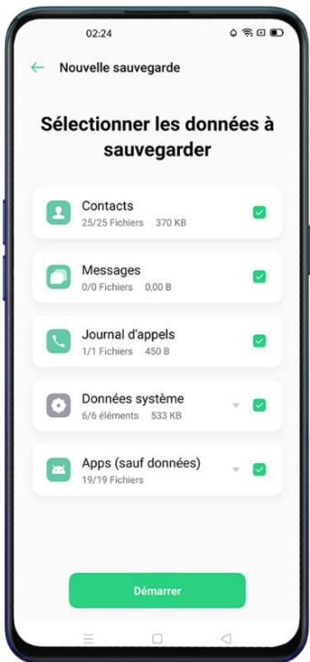 OPPO RENO 4 128GO BLEU - Sauvegarde - 1