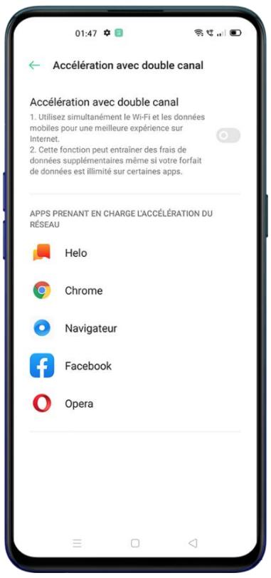 OPPO RENO 4 128GO BLEU - Connexion Wi-Fi - 2
