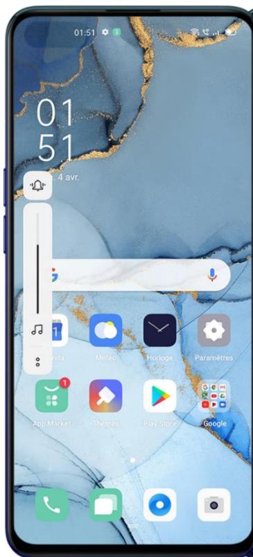 OPPO RENO 4 128GO BLEU - Boutons de contrôle du volume - 1