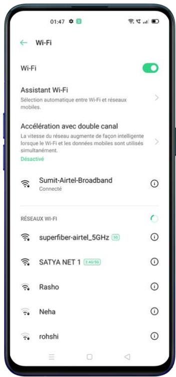 OPPO RENO 4 128GO BLEU - Connexion Wi-Fi - 1
