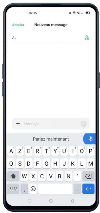 OPPO RENO 4 128GO BLEU - Message vocal - 1