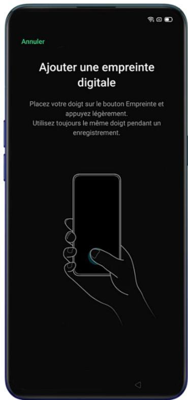 OPPO RENO 4 128GO BLEU - Empreinte - 1