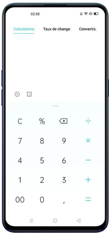 OPPO RENO 4 128GO BLEU - Calculatrice - 1