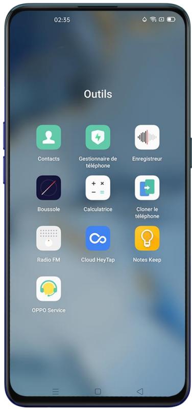 OPPO RENO 4 128GO BLEU - Creer des dossiers - 1