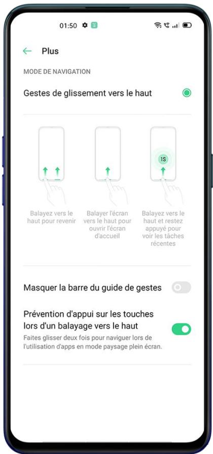 OPPO RENO 4 128GO BLEU - Boutons virtuels - 2