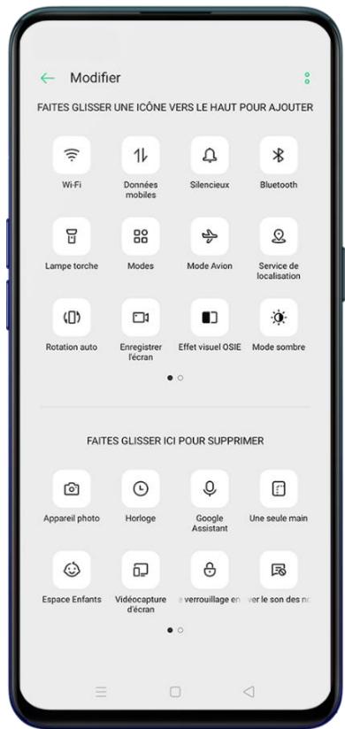 OPPO RENO 4 128GO BLEU - Centre de contrôle - 1