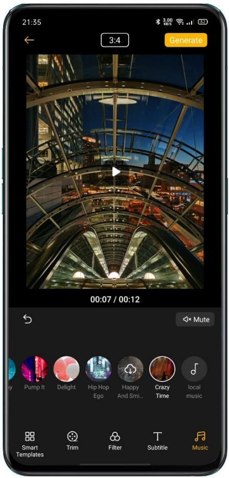 OPPO RENO 4 128GO BLEU - Ajouter de la musique - 1