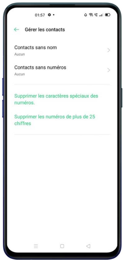 OPPO RENO 4 128GO BLEU - Contacts - 3