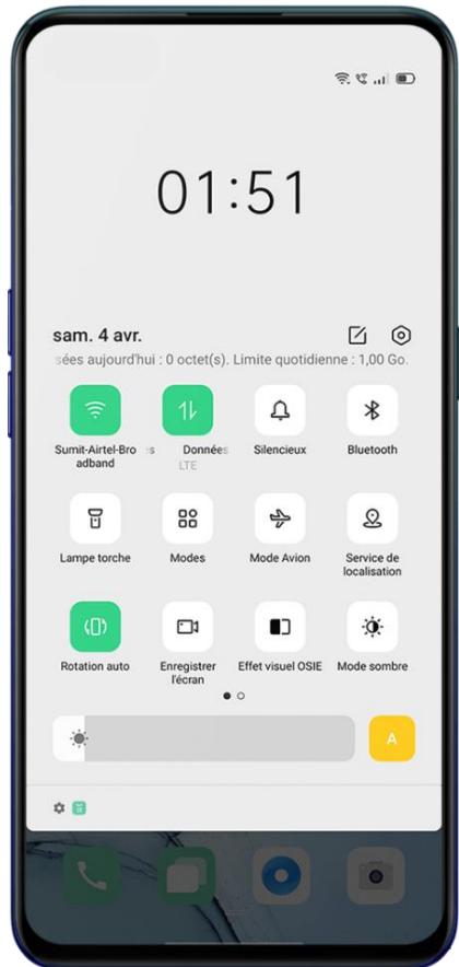 OPPO RENO 4 128GO BLEU - Mode Silencieux - 1
