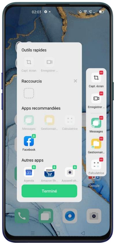 OPPO RENO 4 128GO BLEU - Applications rapides - 1