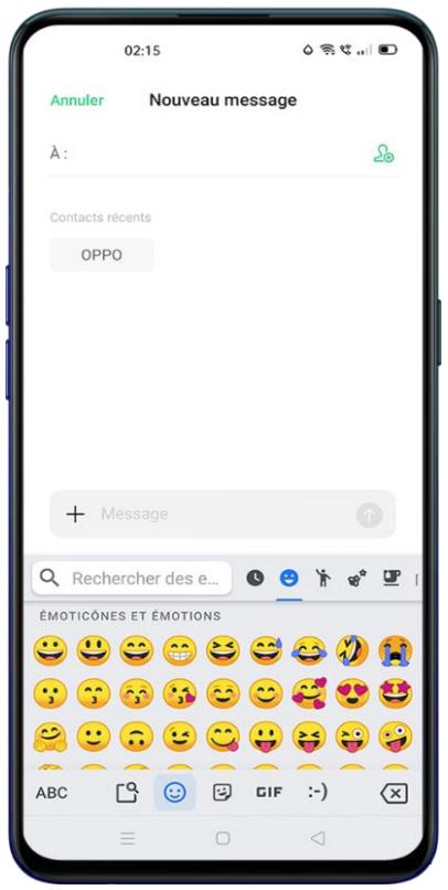 OPPO RENO 4 128GO BLEU - Clavier de sécurité - 1