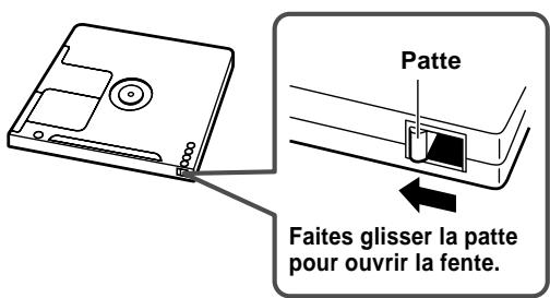 YAMAHA MDX-596 - PROTECTION D'UN MD ENREGISTRE - 1