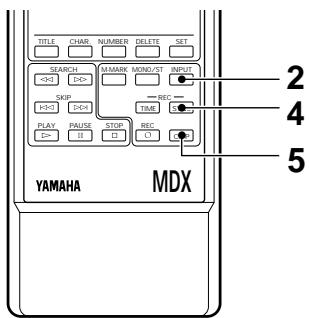YAMAHA MDX-596 - ENREGISTREMENT SYNCHRONISE - 1