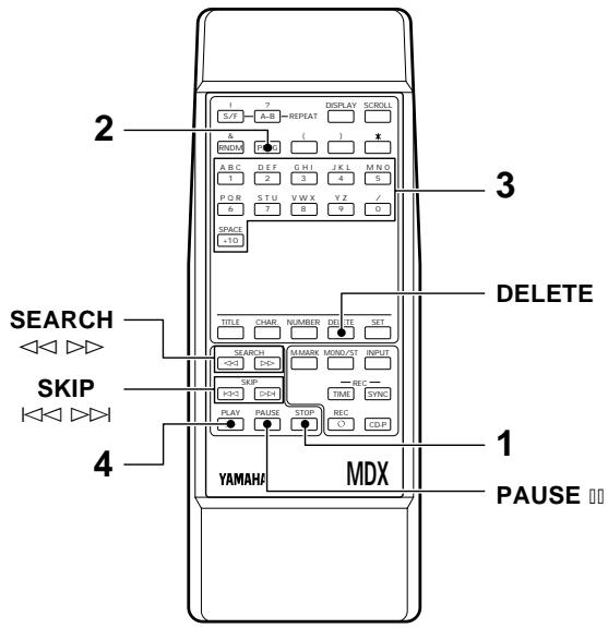 YAMAHA MDX-596 - LECTURE PROGRAMMEE - 1