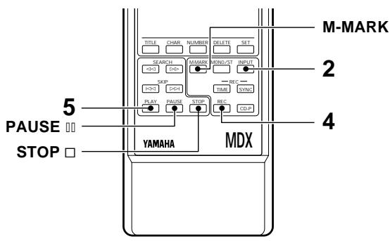 YAMAHA MDX-596 - Preparations - 2