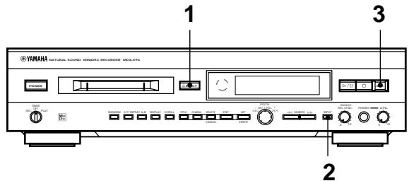 YAMAHA MDX-596 - SORTIE DES SIGNAUX NUMERIQUES - 1
