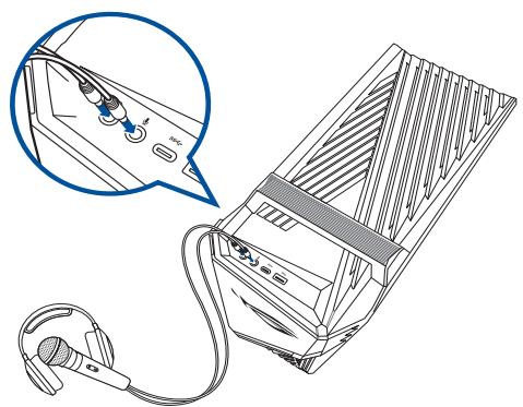ASUS GA15DH-FR166T - Connector un microphone ou un système de haut-parleurs - 1