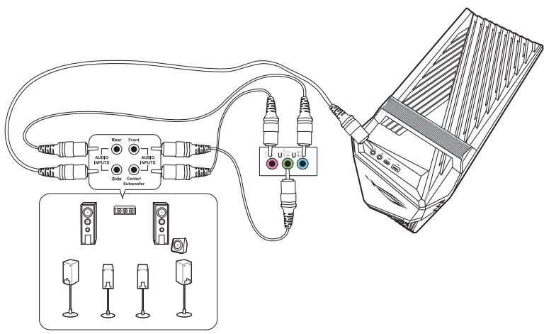 ASUS GA15DH-FR166T - Connector un système de haut-parleurs 7.1 - 1
