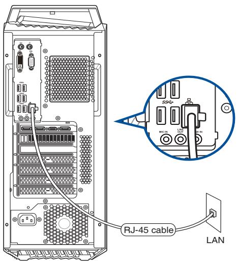ASUS GA15DH-FR166T - Pour vous connecter à un réseau local : - 1