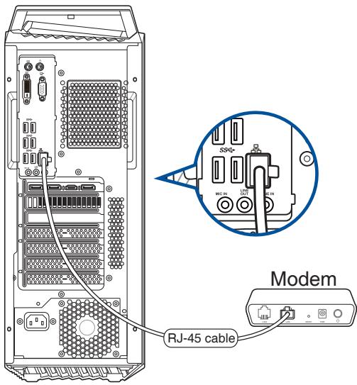 ASUS GA15DH-FR166T - Connexion via un modem cable/DSL - 2