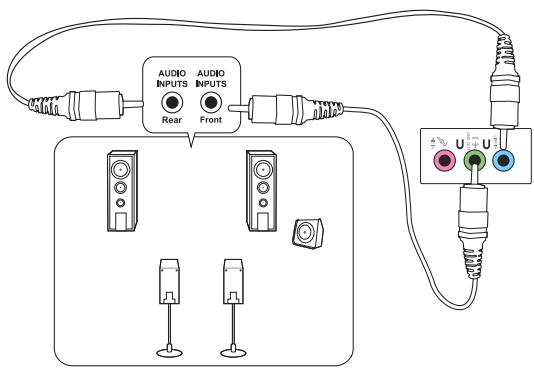 ASUS GA15DH-FR166T - Connector un microphone ou un système de haut-parleurs - 3
