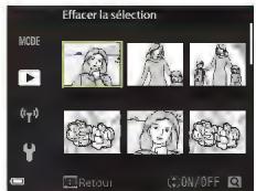 NIKON COOLPIX A90NN - Utilisez les touches du sélecteur multidirectionnel ou tournez-le pour selectionner l'image souhaitee. - 1