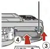 NIKON COOLPIX A90NN - Insertion de l'accumulateur et de la carte mémoire - 2