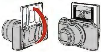 NIKON COOLPIX A90NN - Modification de l'inclinaison du moniteur - 2