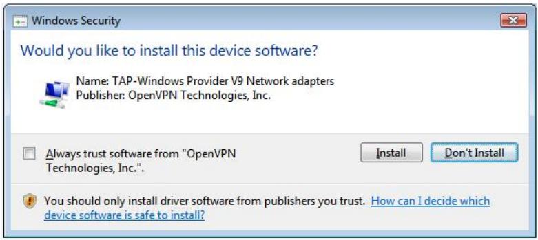 NETGEAR R7000P-100PES - To install VPN client software on your Windows computer: - 3