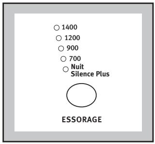 ARTHUR MARTIN AWN 1475 - Choix de la vitesse d'essorage ou de la fonction "Nuit Silence Plus" - 1