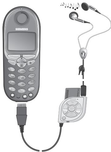 GIGASET lave784015 - Raccorder le lecteur MP3 Siemens (option) - 1