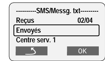 GIGASET lave784015 - Lire, modifier, envoyer ou effacer les SMS sauvegardés - 3